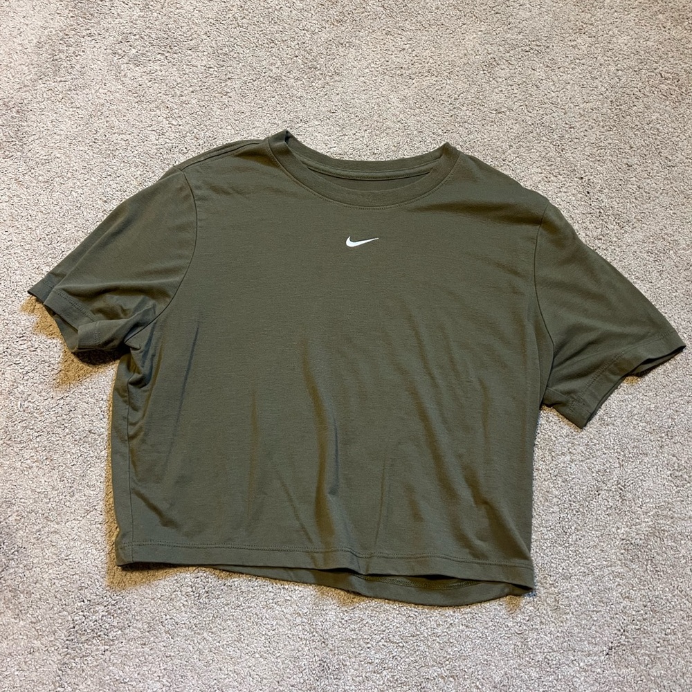 Nike Dark Green Women's Short Sleeve Tee